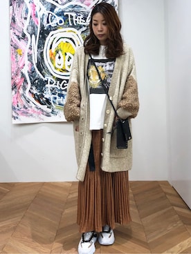 「プリーツスカートコーデ」｜paulstuartadvanceさん（レディース・151cm）の秋コーディネート