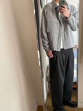 「WYM LIDNM（ウィム バイ リドム）のMILANO RIB HEAVY WEIGHT PO KNIT（ニット/セーター）」を使った、奏さん（メンズ・180cm）の冬コーディネート