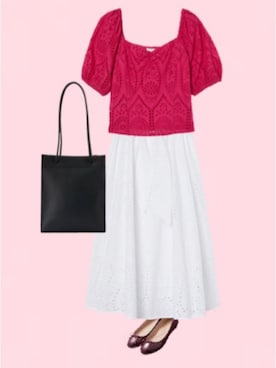 「コットンレース」｜anna82さん（レディース・167cm）の春コーディネート
