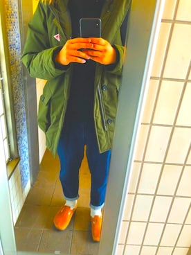 「トイレから失礼しやす」｜「アイテム（ジャケット/アウター）」を使った、もりもんさん（メンズ・166cm）の秋コーディネート