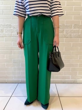 「FEMMENT（ファモン）のアイテム」を使った、Yuさん（レディース・151cm）の夏コーディネート
