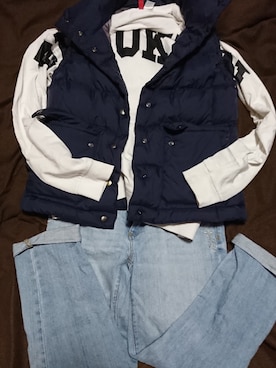 「Eddie Bauer（エディーバウアー）のアイテム（ジャケット/アウター）」を使った、happyhappy03さん（レディース・163cm）の春コーディネート