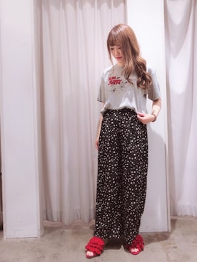 「トムとジェリー」｜ayano♡さん（レディース・155cm）の春コーディネート