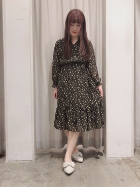 「レトロ」｜「アイテム（スリッポン）」を使った、ayano♡さん（レディース・155cm）の夏コーディネート