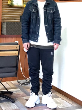 「職場」｜93noさん（メンズ・166cm）の冬コーディネート