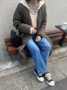 nanaさん（レディース・163cm）の冬コーディネート