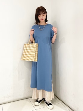 nanaさん（レディース・163cm）の夏コーディネート