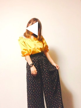 「E hyphen world gallery（イーハイフンワールドギャラリー）のアイテム（シャツ/ブラウス）」を使った、suika☺︎さん（レディース・150cm）の夏コーディネート
