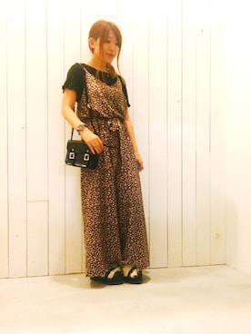 「E hyphen world gallery（イーハイフンワールドギャラリー）のアイテム（ワンピース）」を使った、suika☺︎さん（レディース・150cm）の夏コーディネート