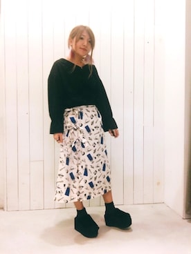 「E hyphen world gallery（イーハイフンワールドギャラリー）のアイテム」を使った、suika☺︎さん（レディース・150cm）の秋コーディネート