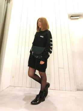 「Dickies（ディッキーズ）のアイテム（バッグ）」を使った、suika☺︎さん（レディース・150cm）の秋コーディネート