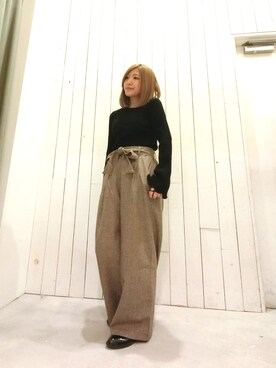 「イーハイフンワールドギャラリー(E hyphen world gallery)」｜suika☺︎さん（レディース・150cm）の秋コーディネート