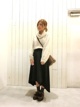 「オフタートル」｜suika☺︎さん（レディース・150cm）の冬コーディネート