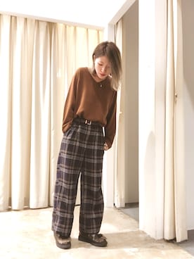 「AMERICAN HOLIC」｜suika☺︎さん（レディース・150cm）の秋コーディネート