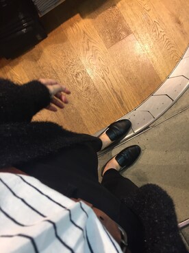 「H&M（エイチ・アンド・エム）のアイテム（パンプス、ブラック系）」を使った、をさん（レディース・160cm）の秋コーディネート