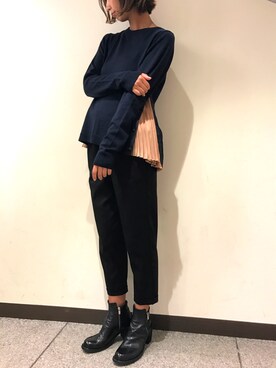 「Yasutoshi Ezumi（ヤストシエズミ）のアイテム」を使った、MISATOさん（レディース・163cm）の夏コーディネート