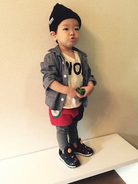 はるみちさん（キッズ・80cm）の秋コーディネート