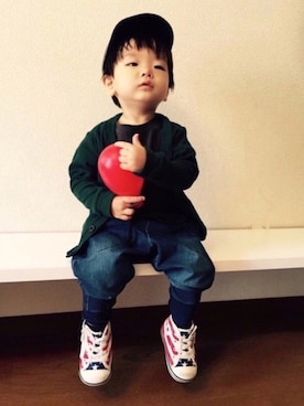 はるみちさん（キッズ・80cm）の秋コーディネート