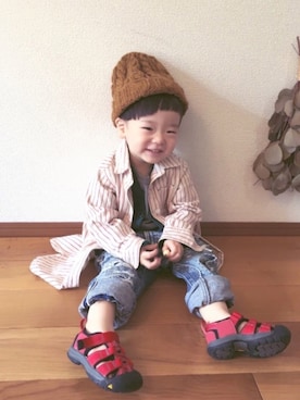 はるみちさん（キッズ・90cm）の春コーディネート