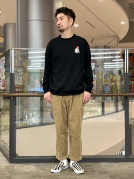 「Right-on（ライトオン）のアイテム（スウェット）」を使った、kimoty0912さん（メンズ・180cm）の冬コーディネート
