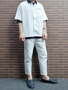 「Sperry   （スペリー）のアイテム」を使った、kyo_skeeさん（メンズ・180cm）の夏コーディネート