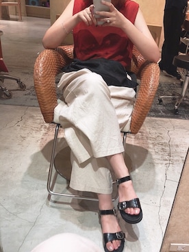 「DHOLIC（ディーホリック）のアイテム（ブレスレット）」を使った、rさん（レディース・163cm）の夏コーディネート