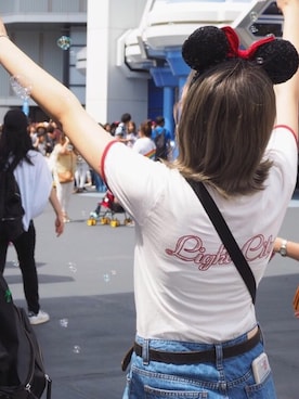 「NIKE(ナイキ)のアイテム(ショルダーバッグ)」を使った、rさん(レディース・163cm)の夏コーディネート