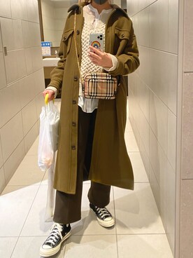 「A part by（アパートバイ）のアイテム（その他アウター）」を使った、rさん（レディース・163cm）の春コーディネート