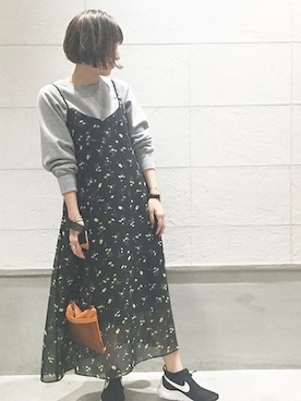 「JOURNAL STANDARD（ジャーナルスタンダード）のアイテム（スウェット）」を使った、hirotaさん（レディース・167cm）の冬コーディネート