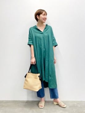 「arron（アローン）のアイテム」を使った、hirotaさん（レディース・168cm）の春コーディネート