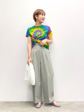 「ARMEN（アーメン）のアイテム」を使った、hirotaさん（レディース・168cm）の春コーディネート