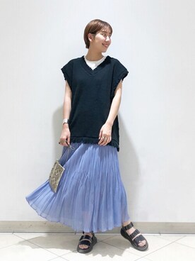 「EVERLAST(スポーツ・ライフスタイル)（エバーラスト）のアイテム」を使った、hirotaさん（レディース・168cm）の春コーディネート