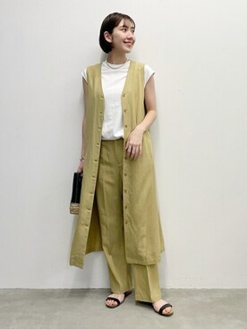 「バックロゴ」｜「アイテム（ワンピース）」を使った、hirotaさん（レディース・168cm）の夏コーディネート