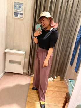 「ラブアンドピース2020」｜「アイテム（その他）」を使った、mさん（レディース・158cm）の秋コーディネート