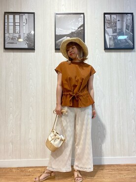 mさん（レディース・158cm）の春コーディネート