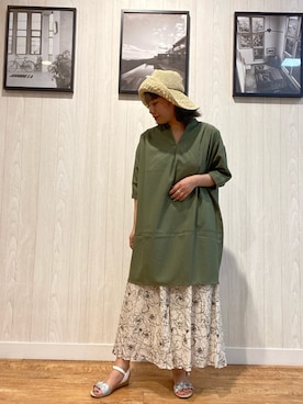 mさん（レディース・158cm）の夏コーディネート