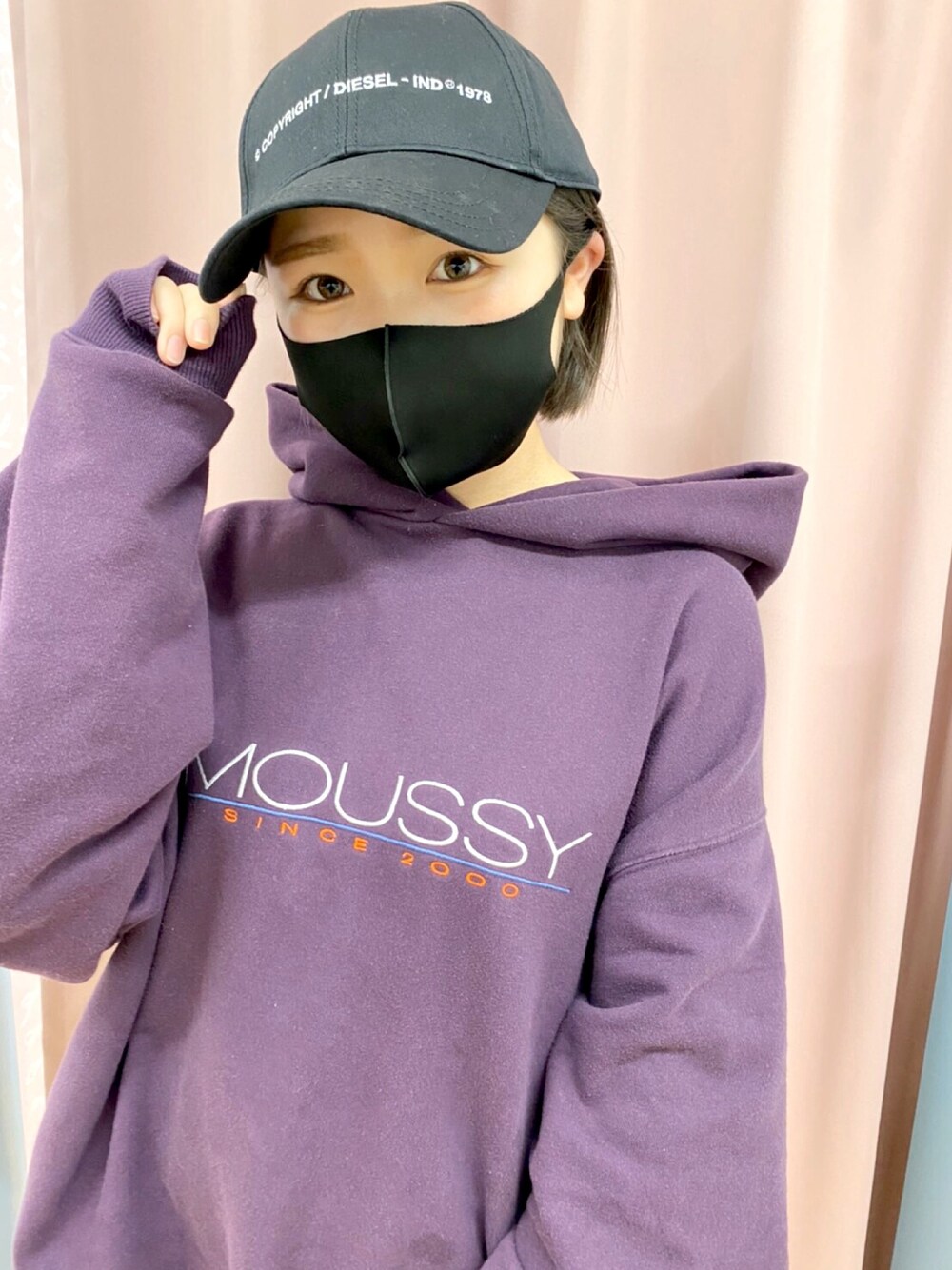 MOUSSY（マウジー）の「MOUSSY SINCE 2000 フーディー（Tシャツ