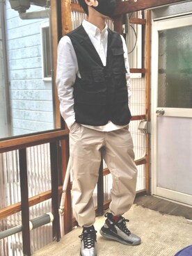 シルバースニーカー のメンズ人気ファッションコーディネート 髪型 ショートヘアー Wear