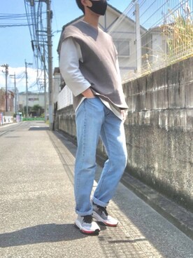 アイスブルー のメンズ人気ファッションコーディネート Wear