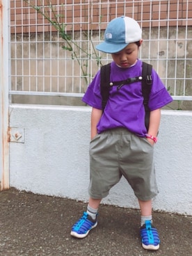 Kajさん（キッズ・110cm）の夏コーディネート