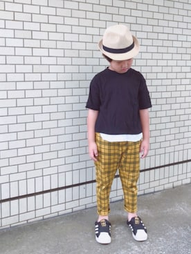 「スーパースター」｜Kajさん（キッズ・120cm）の秋コーディネート