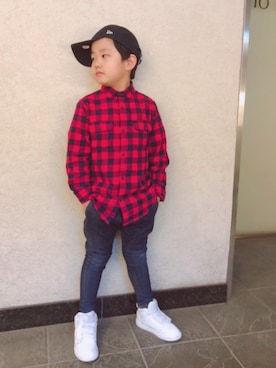 Kajさん（キッズ・120cm）の秋コーディネート