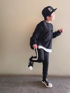 「スーパースター」｜Kajさん（キッズ・120cm）の春コーディネート
