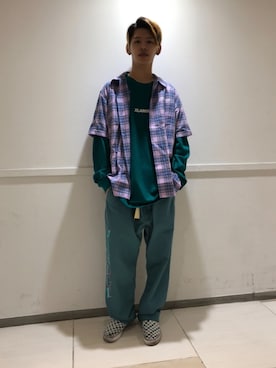 武田陽彩さん（メンズ・173cm）の秋コーディネート