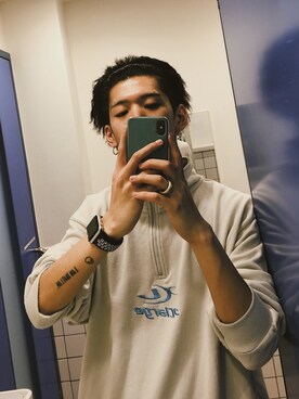 武田陽彩さん（メンズ・173cm）の秋コーディネート