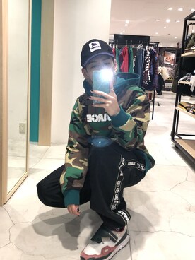 武田陽彩さん(メンズ・173cm)の冬コーディネート