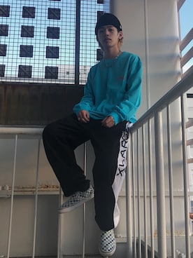 武田陽彩さん（メンズ・173cm）の冬コーディネート