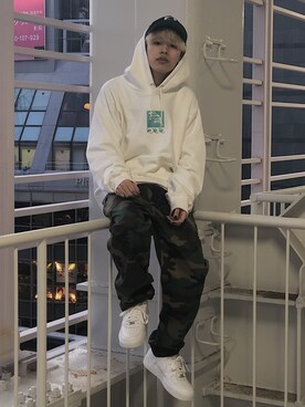 武田陽彩さん（メンズ・173cm）の冬コーディネート