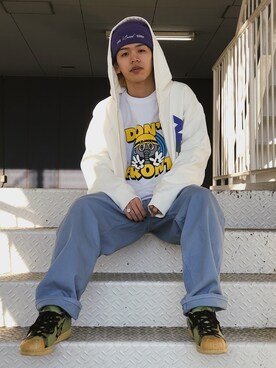 武田陽彩さん（メンズ・173cm）の冬コーディネート