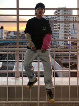 武田陽彩さん（メンズ・173cm）の春コーディネート